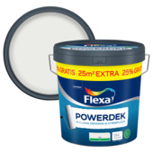 Flexa Powerdek muurverf mat wit 10 liter + 25% GRATIS
