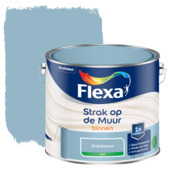 Flexa Strak op de Muur muurverf mat grijsblauw 2,5 liter