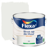 Flexa Strak op de Muur muurverf mat wit 2,5 liter