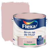 Flexa Strak op de Muur muurverf mat oudroze 2,5 liter