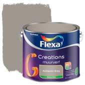 Flexa Creations muurverf authentic grey extra mat 2,5 liter