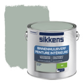 Sikkens muurverf binnen mat grijsgroen 2,5 liter