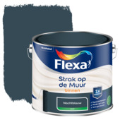 Flexa Strak op de Muur muurverf mat nachtblauw 2,5 liter
