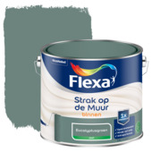 Flexa Strak op de Muur muurverf mat eucalyptusgroen 2,5 liter