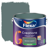 Flexa Creations muurverf serene lagoon extra mat 2,5 liter