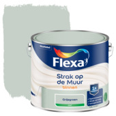 Flexa Strak op de Muur muurverf mat grijsgroen 2,5 liter