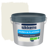 Sikkens muurverf binnen mat RAL 9010 10 liter