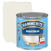 Hammerite radiatorlak hoogglans RAL 9010 250 ml