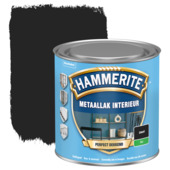 Hammerite metaallak interieur mat zwart 250 ml