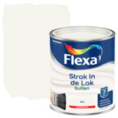 Flexa Strak in de Lak buitenlak hoogglans wit 750 ml