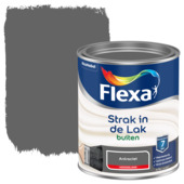 Flexa Strak in de Lak buitenlak hoogglans antraciet 750 ml