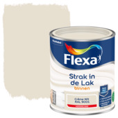 Flexa Strak in de Lak binnenlak hoogglans RAL 9001 crème wit 750 ml