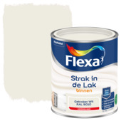 Flexa Strak in de Lak binnenlak hoogglans RAL 9010 gebroken wit 750 ml