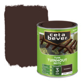 CetaBever Tuinhoutbeits zijdeglans dekkend roodbruin 750 ml