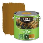 CetaBever Tuinhoutbeits zijdeglans transparant licht eiken 2,5 liter