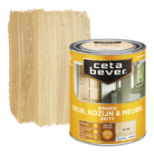 CetaBever Deur, Kozijn & Meubelbeits zijdeglans transparant blank 750 ml