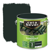CetaBever Tuinhoutbeits zijdeglans dekkend donkergroen 2,5 liter