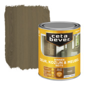 CetaBever Deur, Kozijn & Meubelbeits zijdeglans transparant schors 750 ml