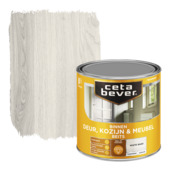 CetaBever Deur, Kozijn & Meubelbeits zijdeglans transparant white wash 250 ml