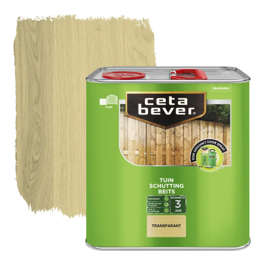 CetaBever Schuttingbeits transparant 2,5 liter