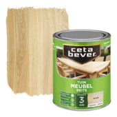 CetaBever Tuinmeubelbeits zijdeglans transparant kleurloos 750 ml