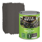 CetaBever Tuinhoutbeits zijdeglans transparant antraciet 750 ml