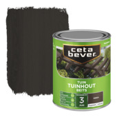 CetaBever Tuinhoutbeits zijdeglans transparant ebben 750 ml