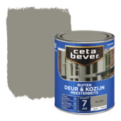 CetaBever Meesterbeits Deur & Kozijn zijdeglans dekkend RAL 7030 steengrijs 750 ml
