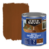 CetaBever Snelbeits Gevel & Kozijn zijdemat transparant teak 750 ml