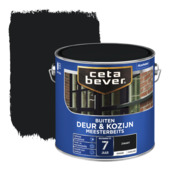 CetaBever Meesterbeits Deur & Kozijn zijdeglans dekkend zwart 2,5 liter