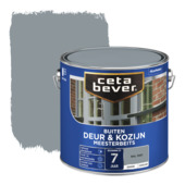 CetaBever Meesterbeits Deur & Kozijn zijdeglans dekkend RAL 7001 zilvergrijs 2,5 liter