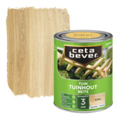 CetaBever Tuinhoutbeits zijdeglans transparant blank 750 ml