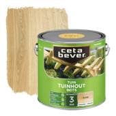 CetaBever Tuinhoutbeits zijdeglans transparant blank 2,5 liter