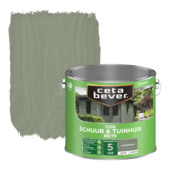 CetaBever Tuinbeits Schuur & Tuinhuis zijdeglans dekkend lindegroen 2,5 liter