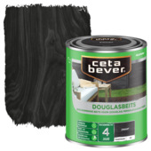 CetaBever Douglas beits zwart 750 ml