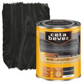 CetaBever Meubellak Natuurlijk Effect zwart 750 ml