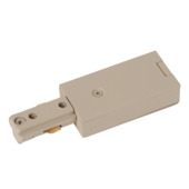 Lucide startvoeding TRACK enkel voor 1-fase railsysteem taupe