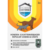HOME DEFENSE® hondenverjager en kattenverjager ultrasoon 105m²
