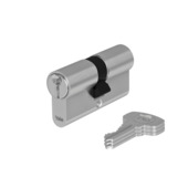 Nemef cilinder messing voor deuren zonder veiligheidseis 60 mm gelijksluitend - 2 stuks incl. 6 sleutels