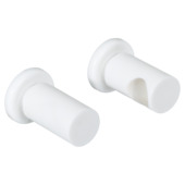 Intensions Practical combisteun gordijnroede wit 13 mm 2 stuks
