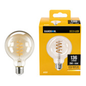 Handson globe smoke E27 3W 136L