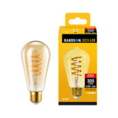 Handson LED Edison E27 6,5W=25W 300LM gold dimbaar