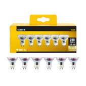 Handson LED spot GU10 3W=35W 230lm warm wit 6 stuks