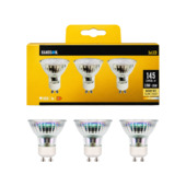 Handson LED spot GU10 1,9W=25W 145lm warm wit 3 stuks