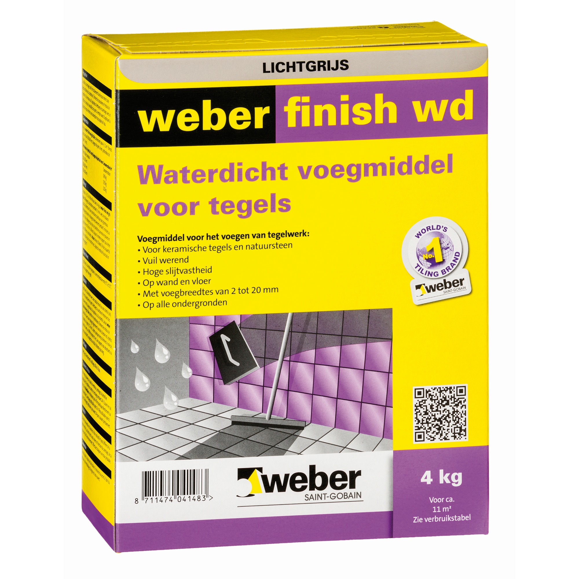Weber Saintgobain Sg Voegmiddel Waterdicht Grijs 4 Kg weber saintgobain kopen in de aanbieding