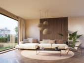 Lattenwand Advanced donker walnoot 260 x 30 cm