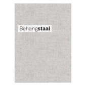 Behangstaal vliesbehang uni linnen zand (dessin 103977)