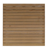 Vlondertegel reliëf keruing hardhout 100 x 100 cm