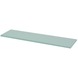 Glaspaneel rechthoek 12mm 60x15cm mat