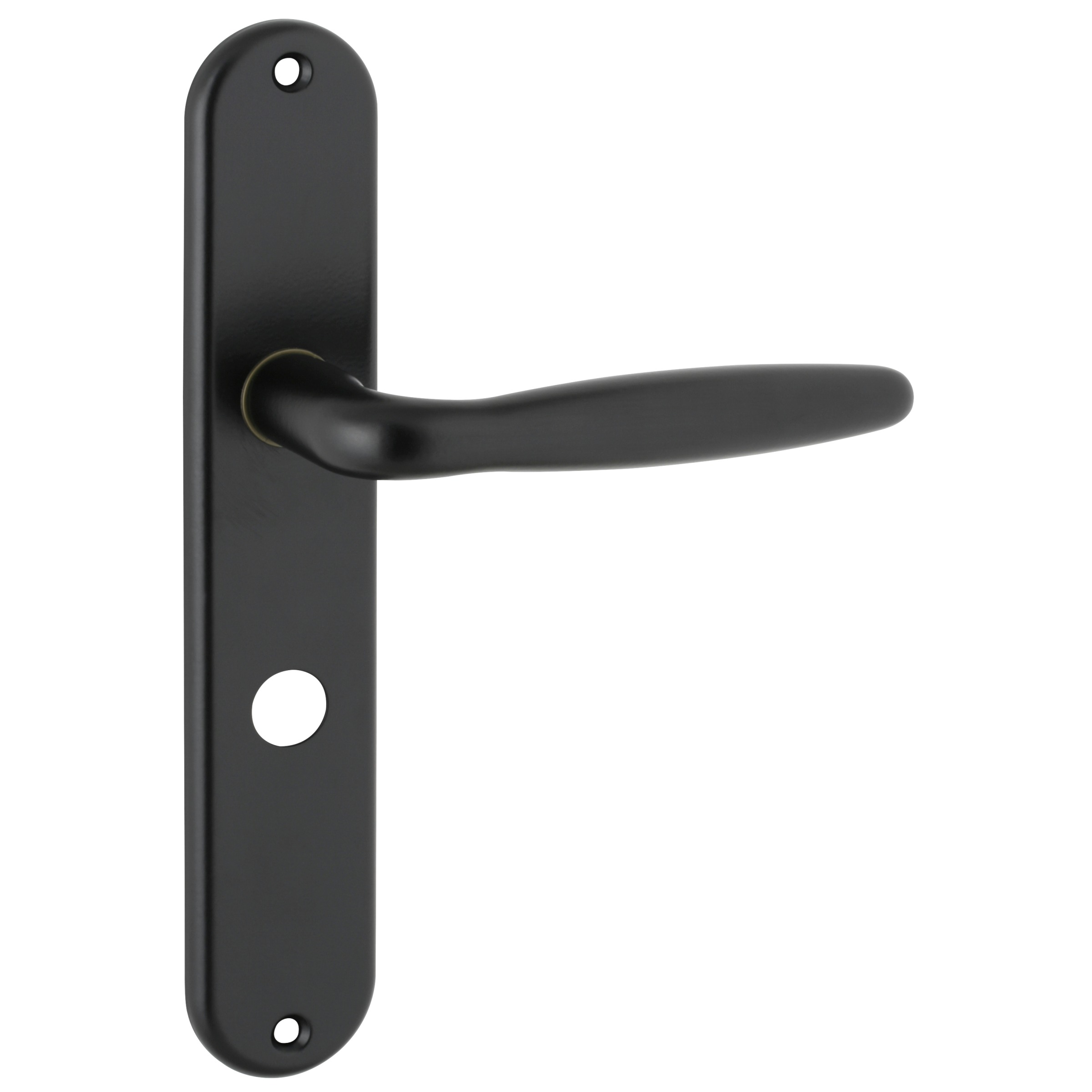 Karwei Eros Deurkrukset Met Slotgatgat Voor Wc 638Mm Zwart karwei kopen in de aanbieding